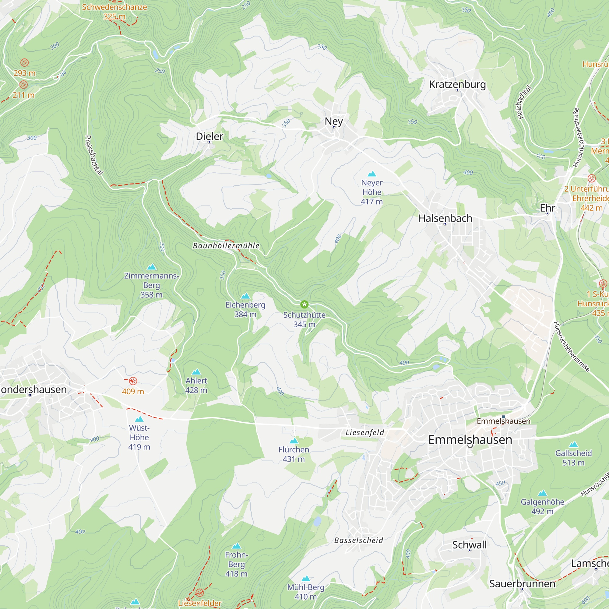 Schutzhütte map