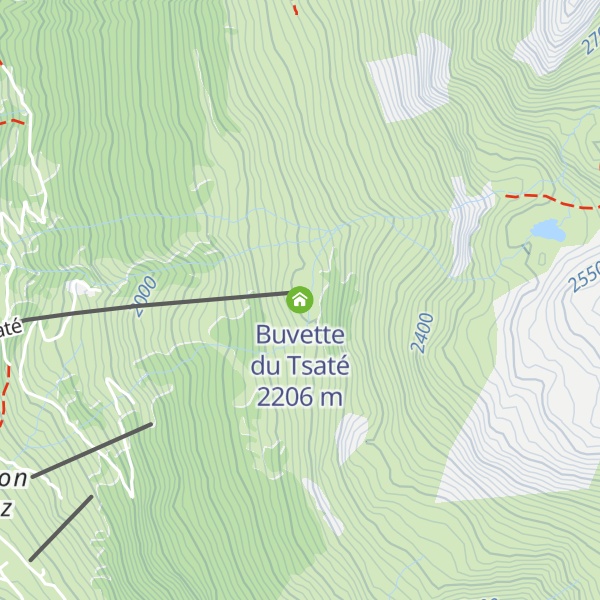 Map of Buvette du Tsaté