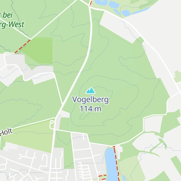 Map of Vogelberg