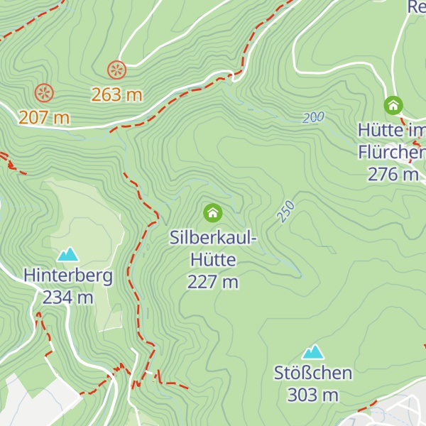 Map of Silberkaul-Hütte