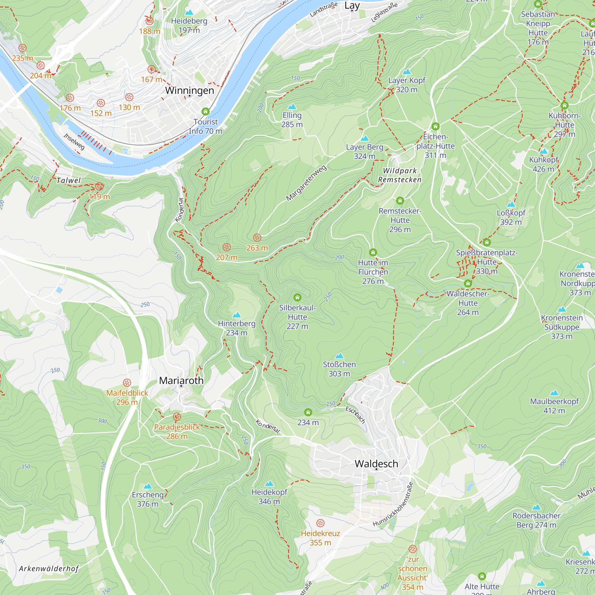 Silberkaul-Hütte map