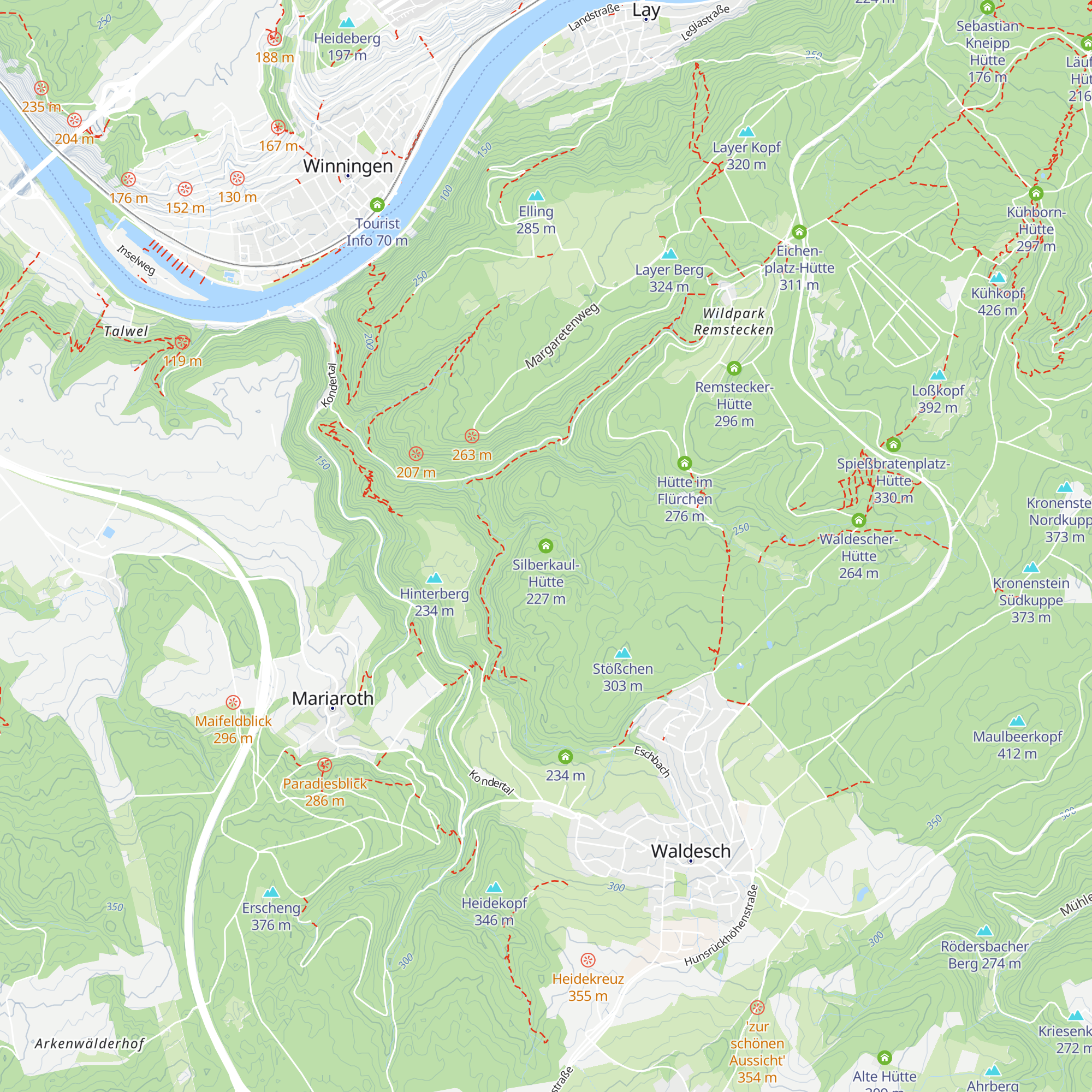 Silberkaul-Hütte map