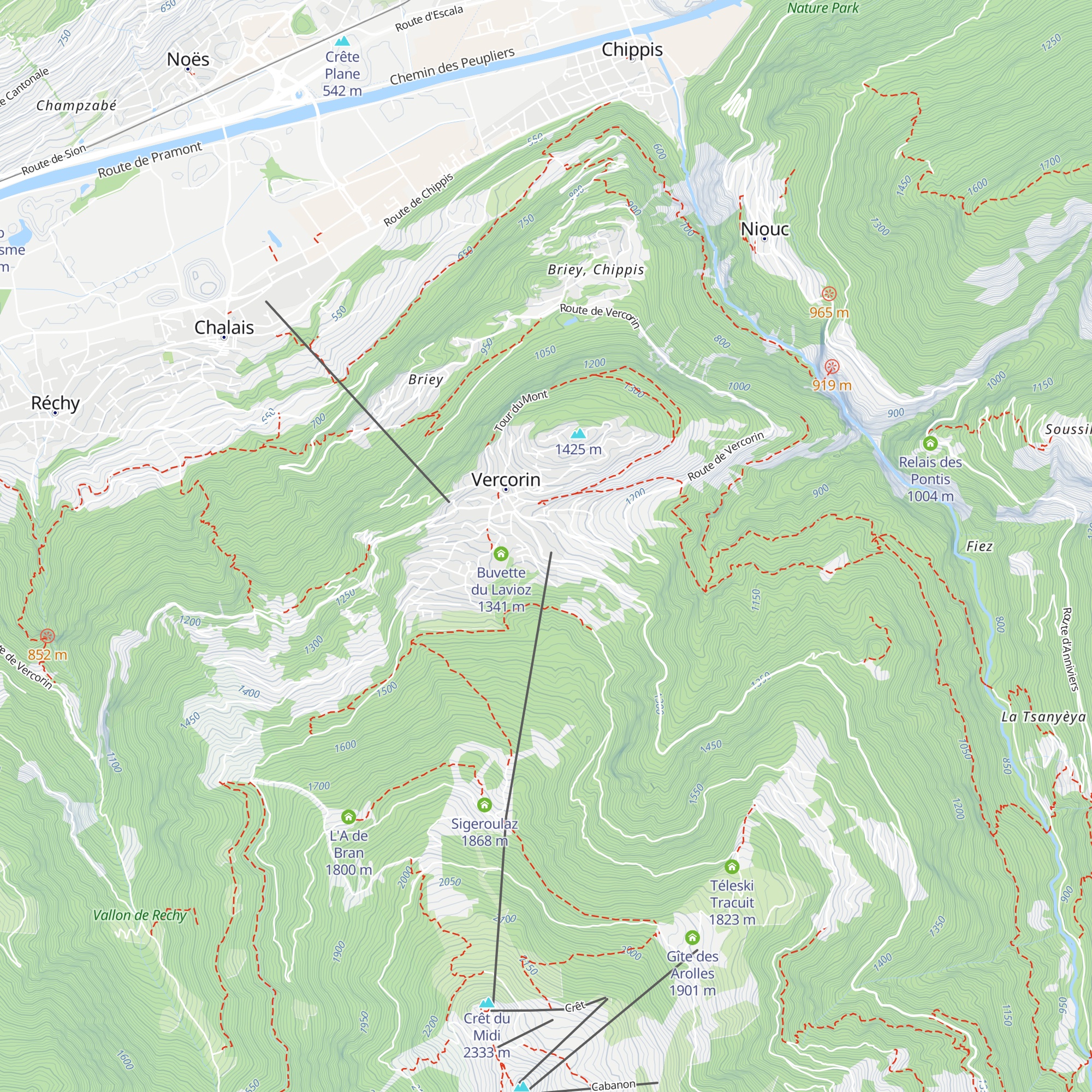 The Bistro map