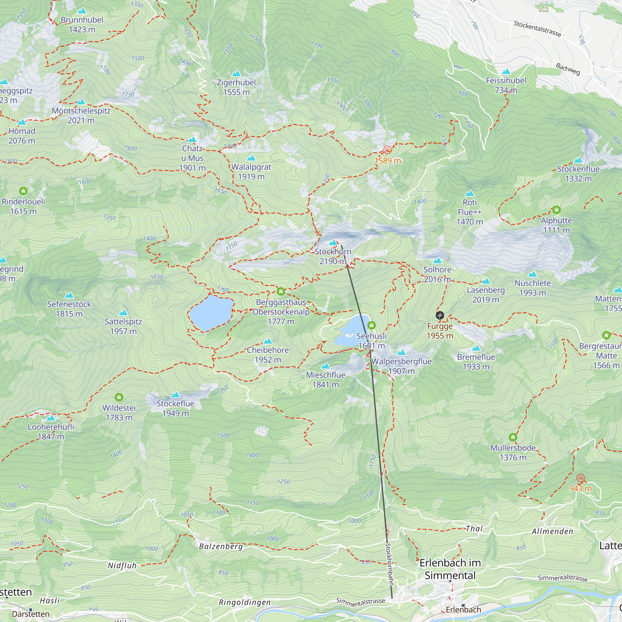 Sagenhütte map