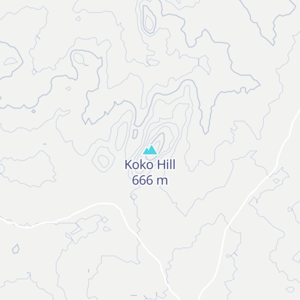 Map of Koko Hill