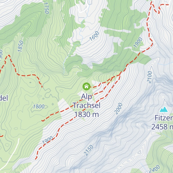 Map of Alp Trachsel