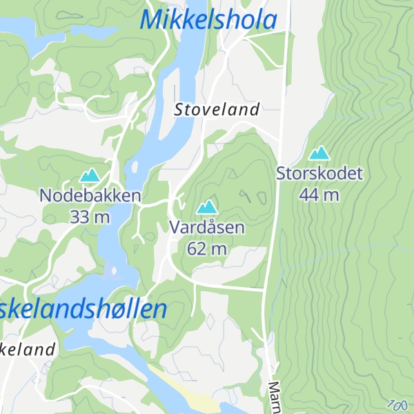 Map of Vardåsen