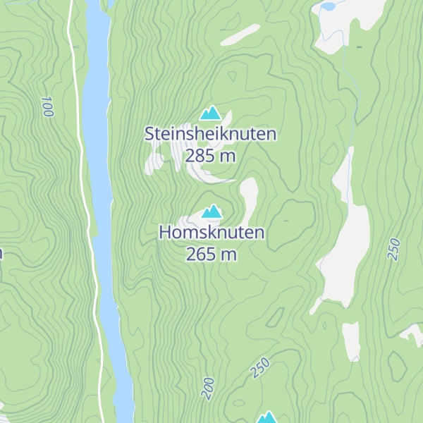 Map of Homsknuten