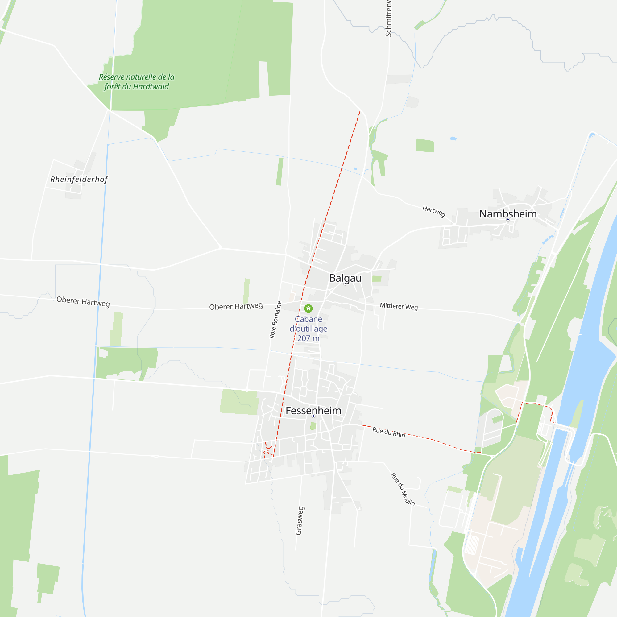 Cabane d'outillage map