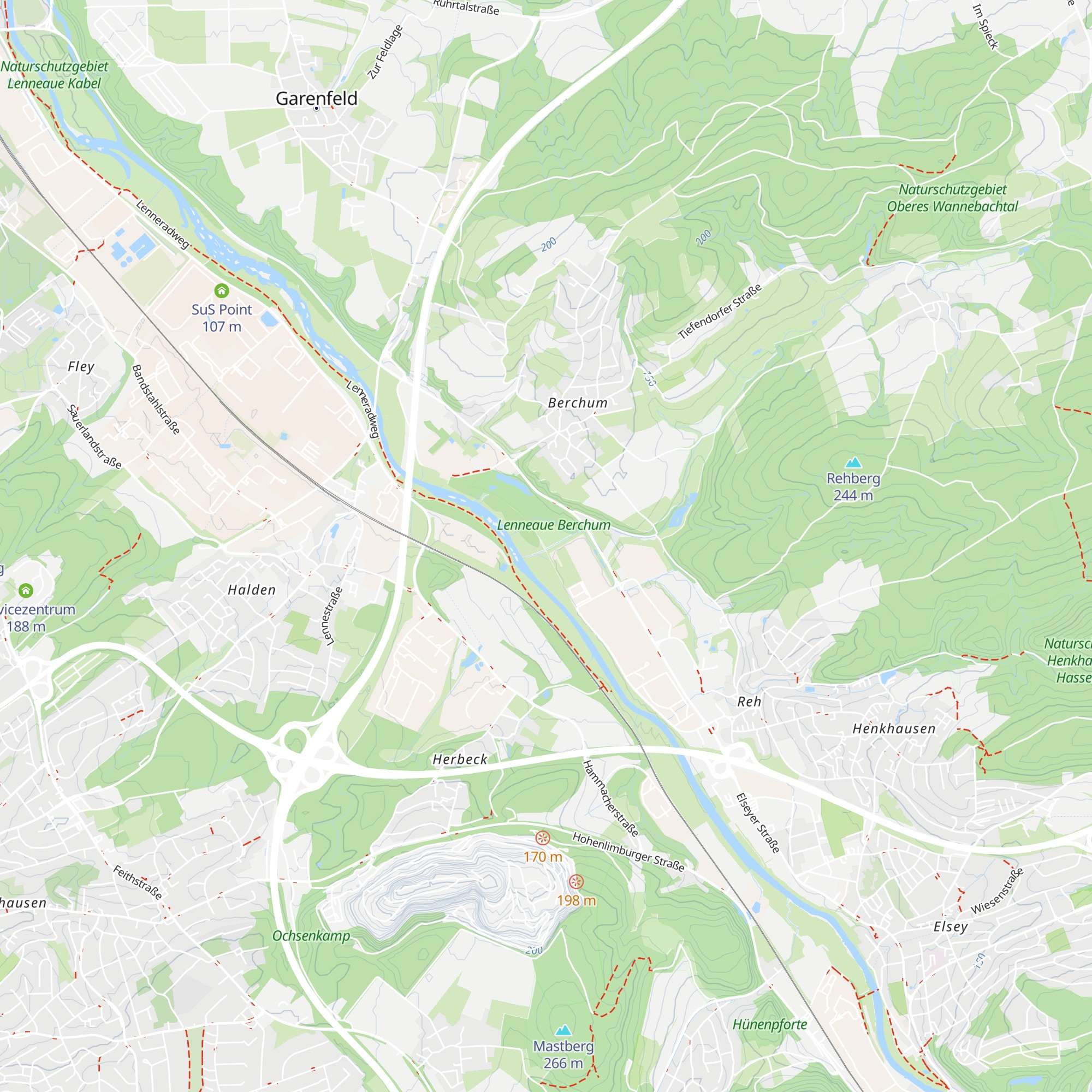 Infohütte map