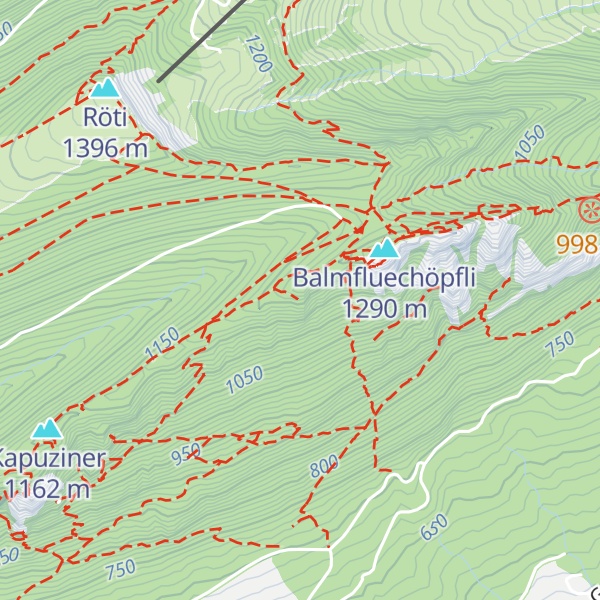 Map of Schwarzfluhkopf Hütte