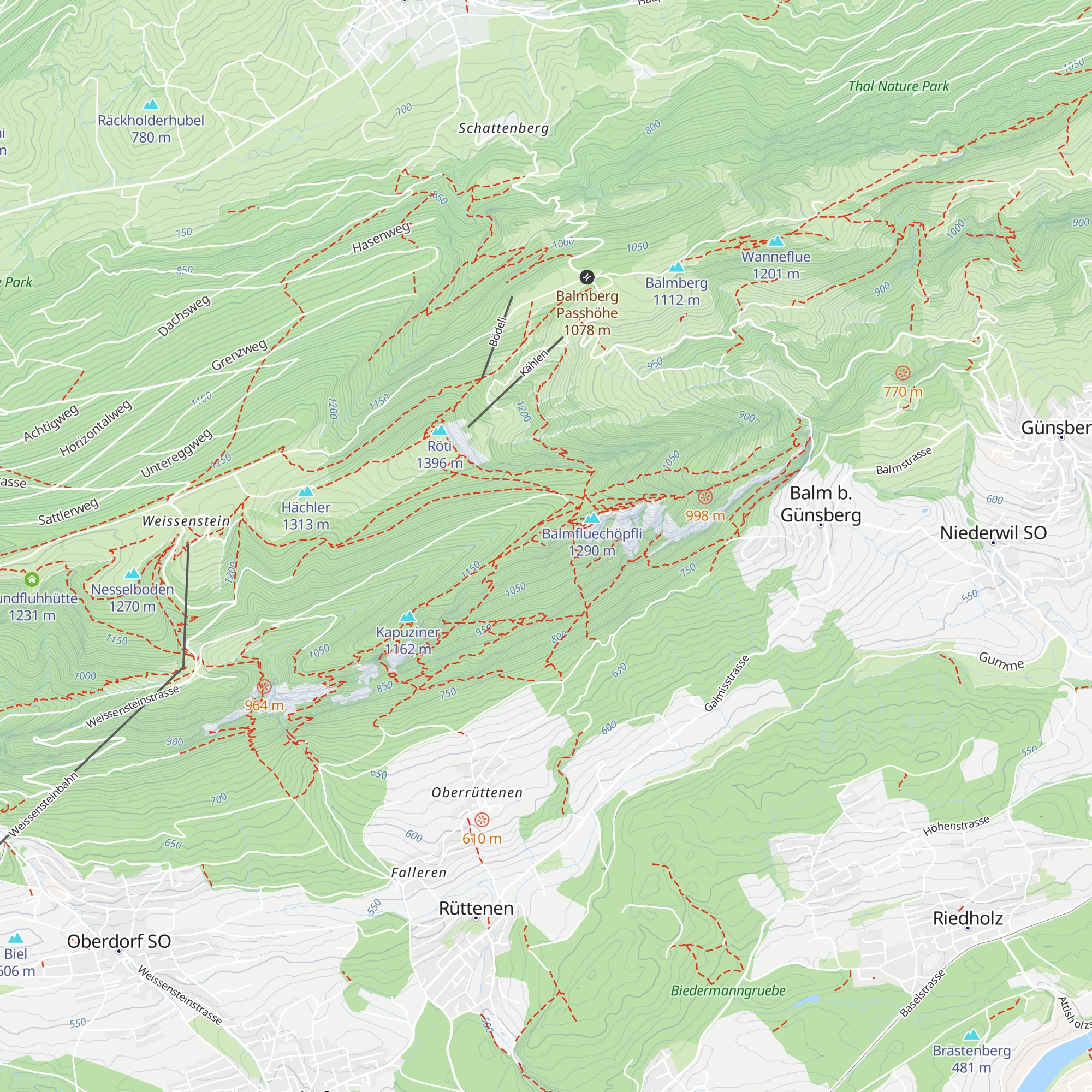Schwarzfluhkopf Hütte map