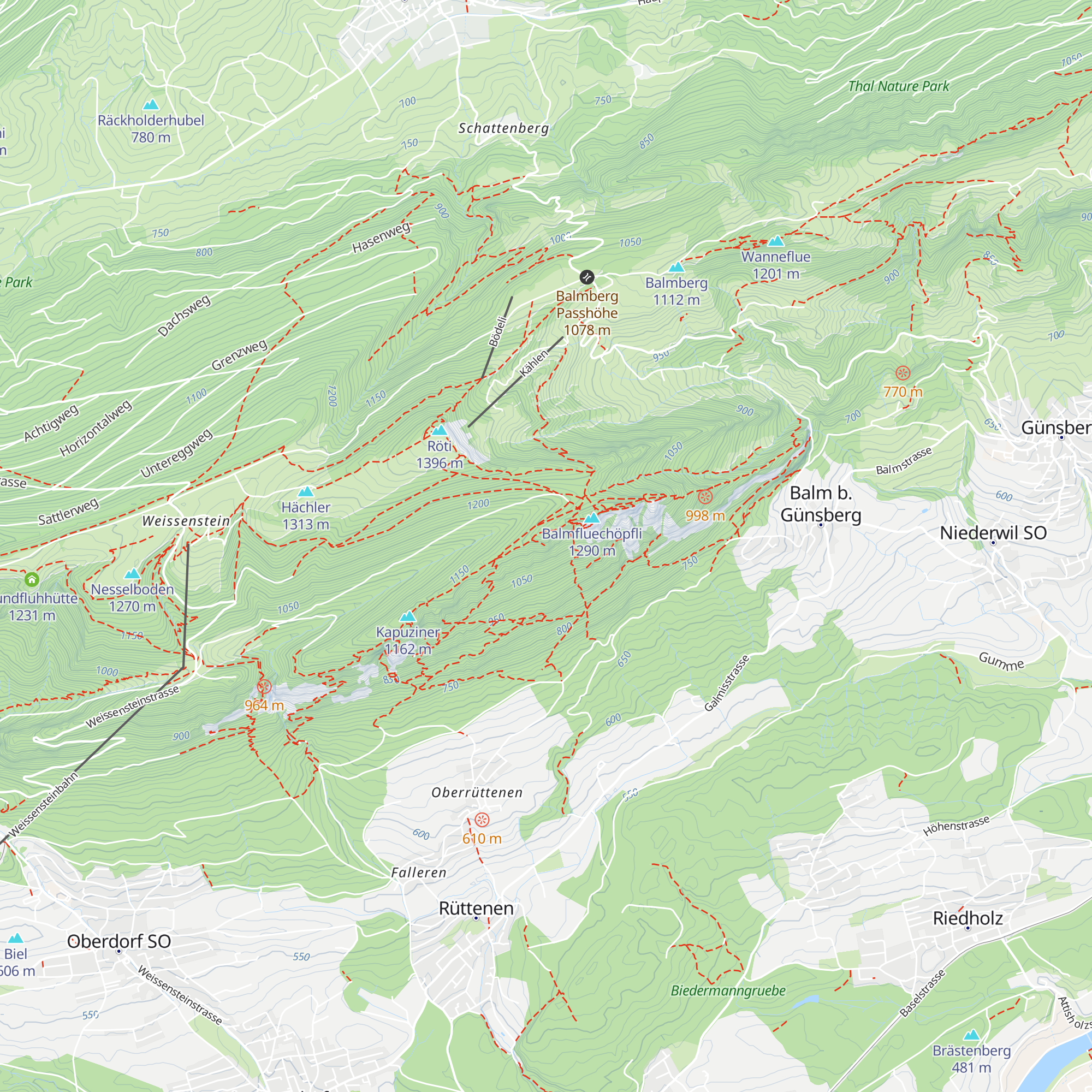 Schwarzfluhkopf Hütte map