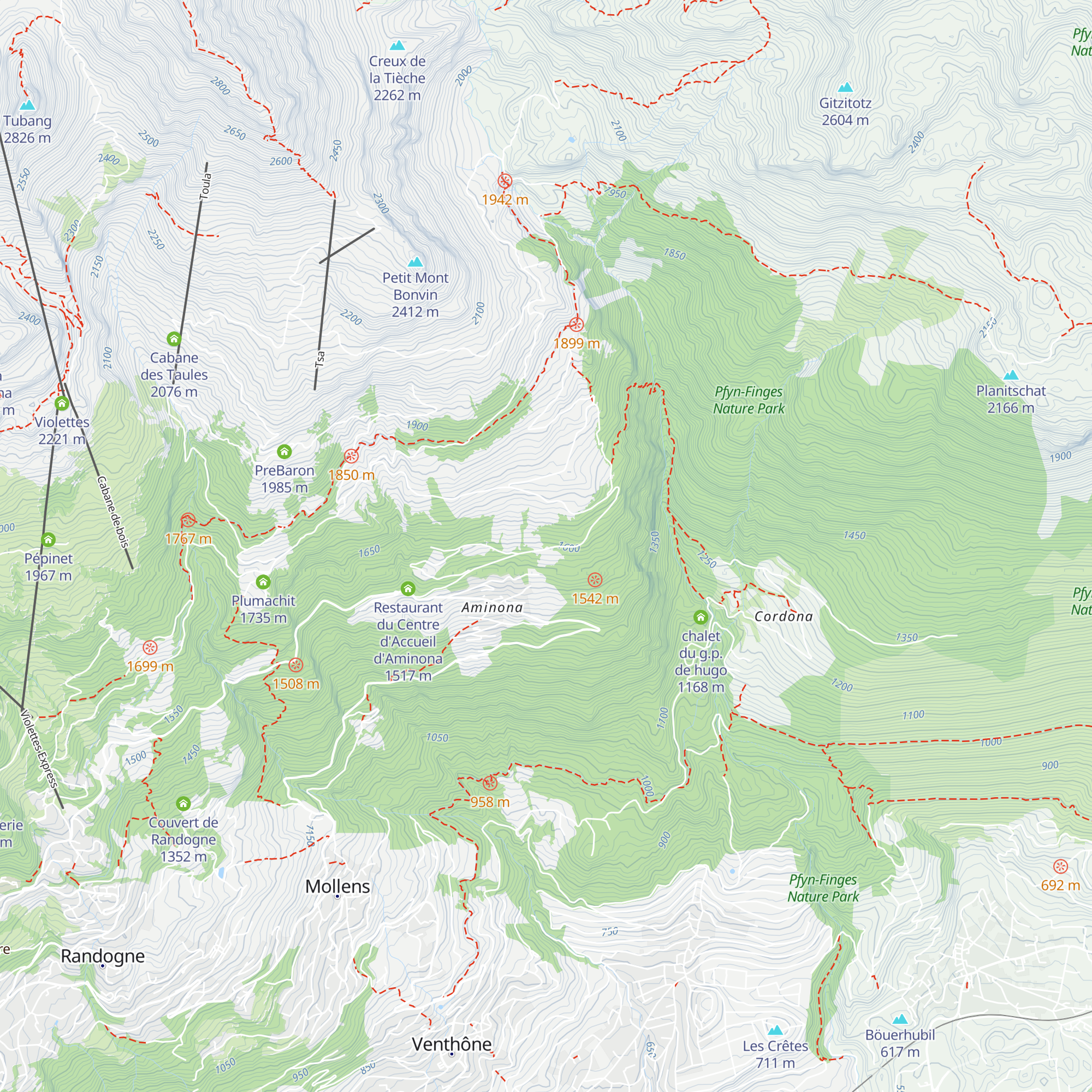 Mayen de la Cure map
