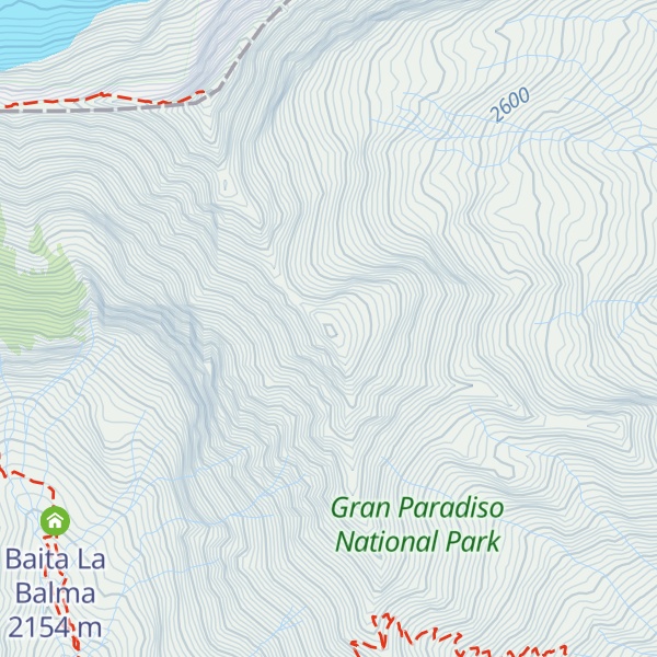 Map of Punta della Balma