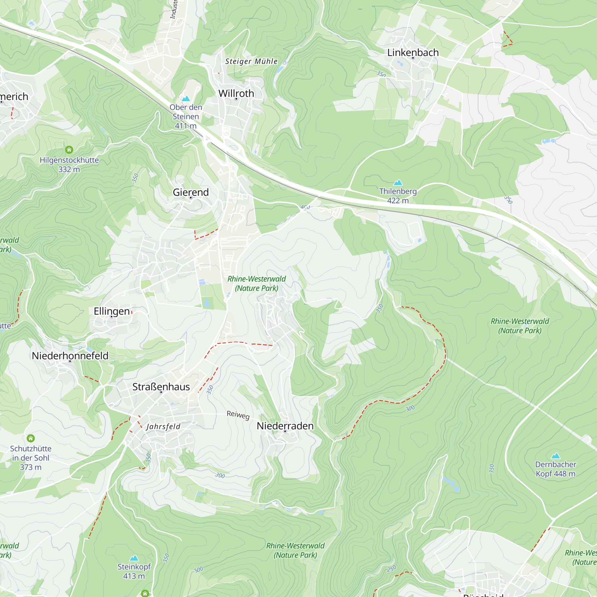Burschenhütte map