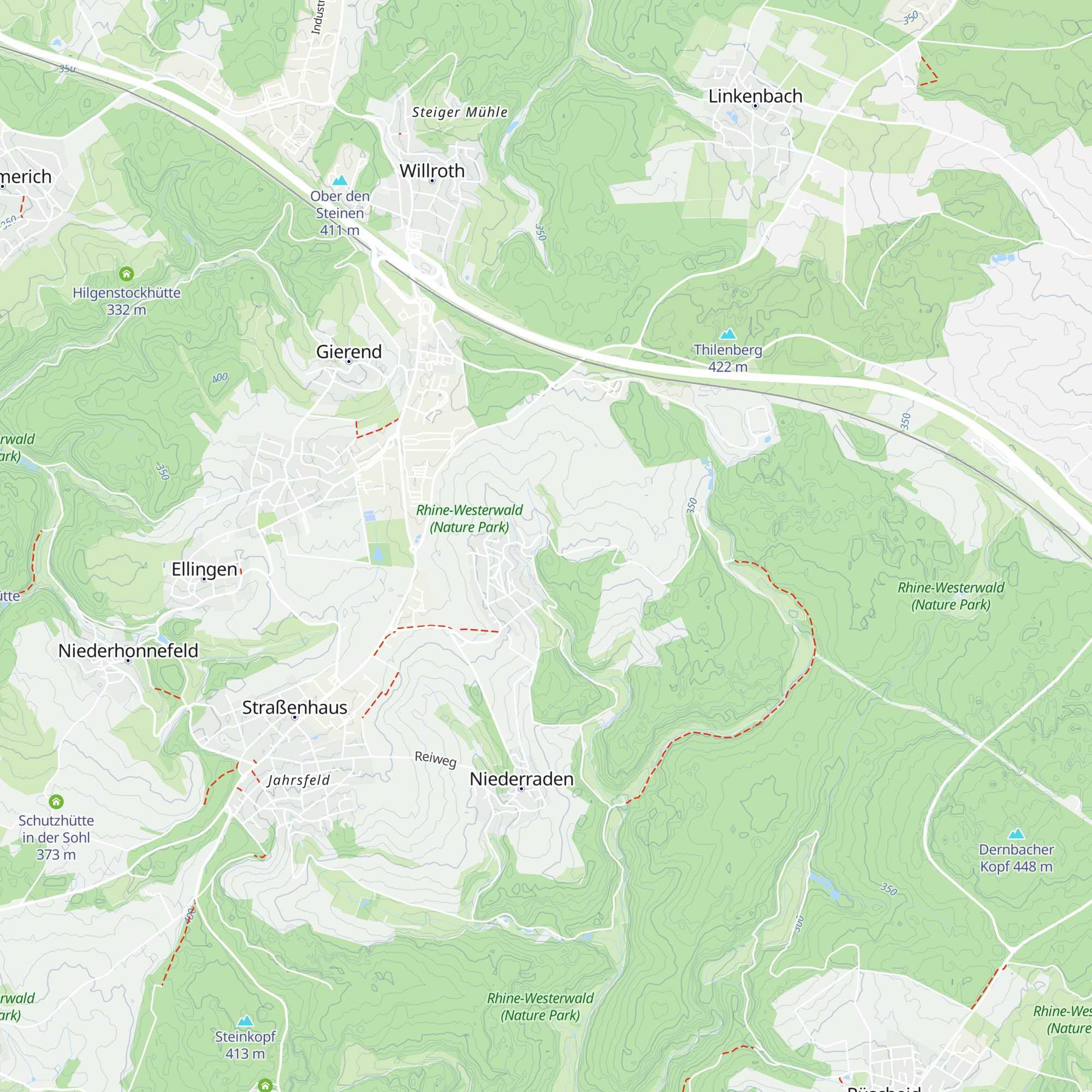 Burschenhütte map