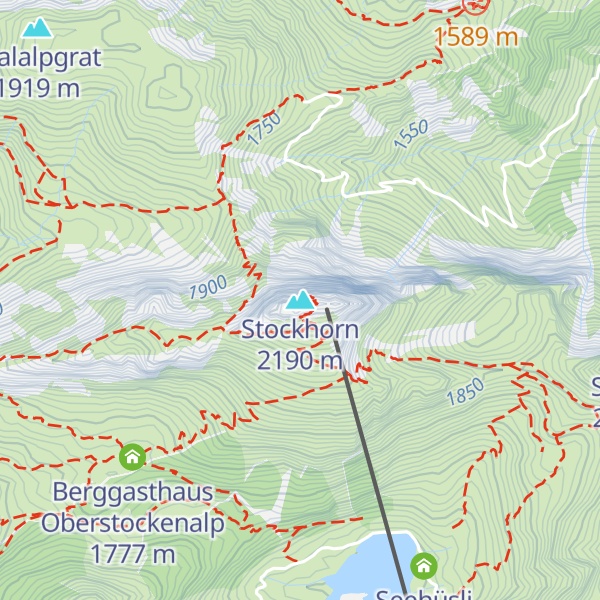 Map of Stockhorn
