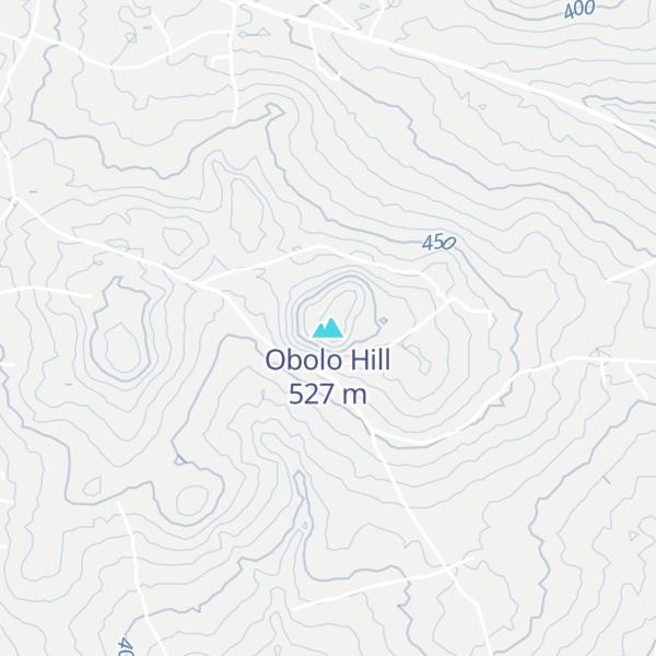 Map of Obolo Hill