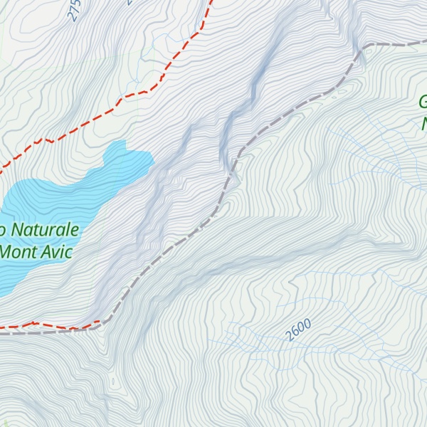 Map of Cima delle Fontane