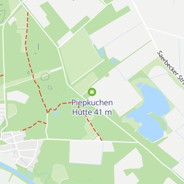 Map of Piepkuchen Hütte