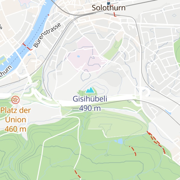 Map of Gisihübeli