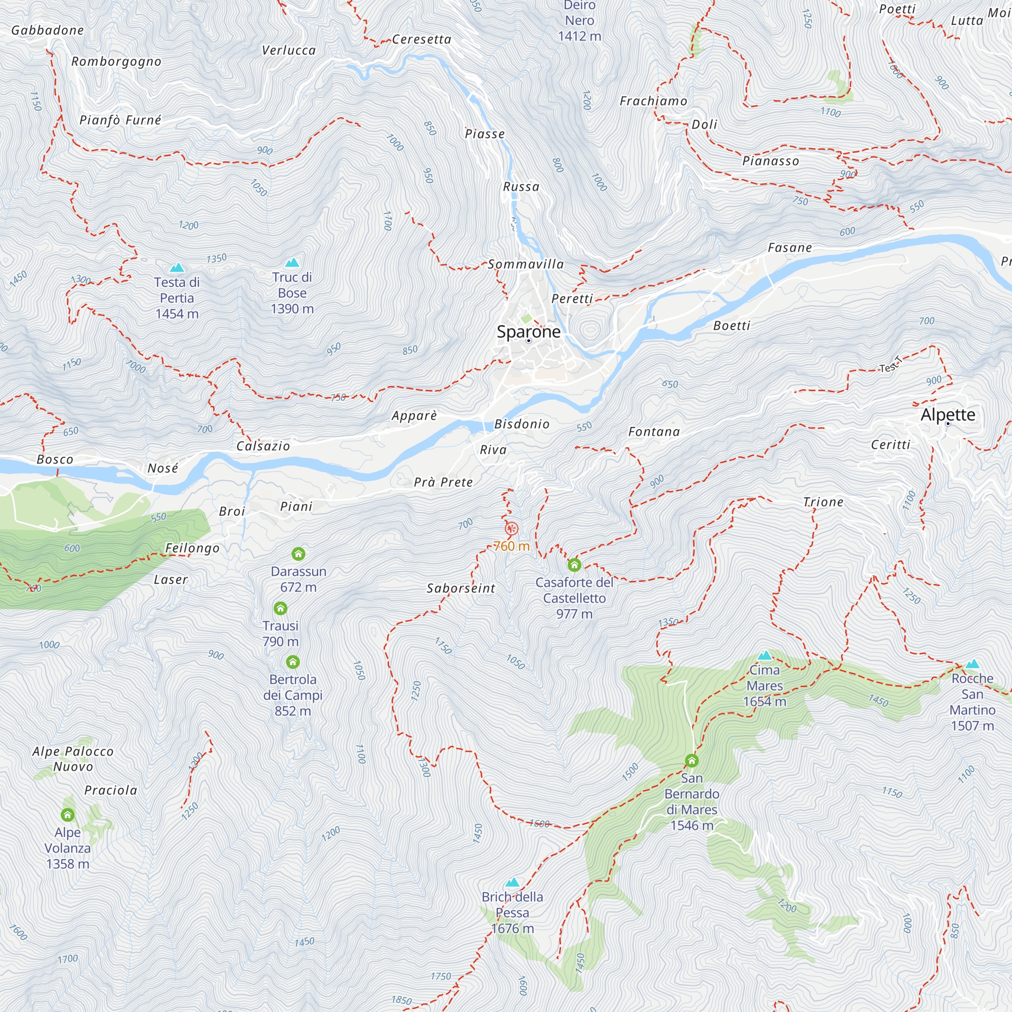 Aral d'Giaco map