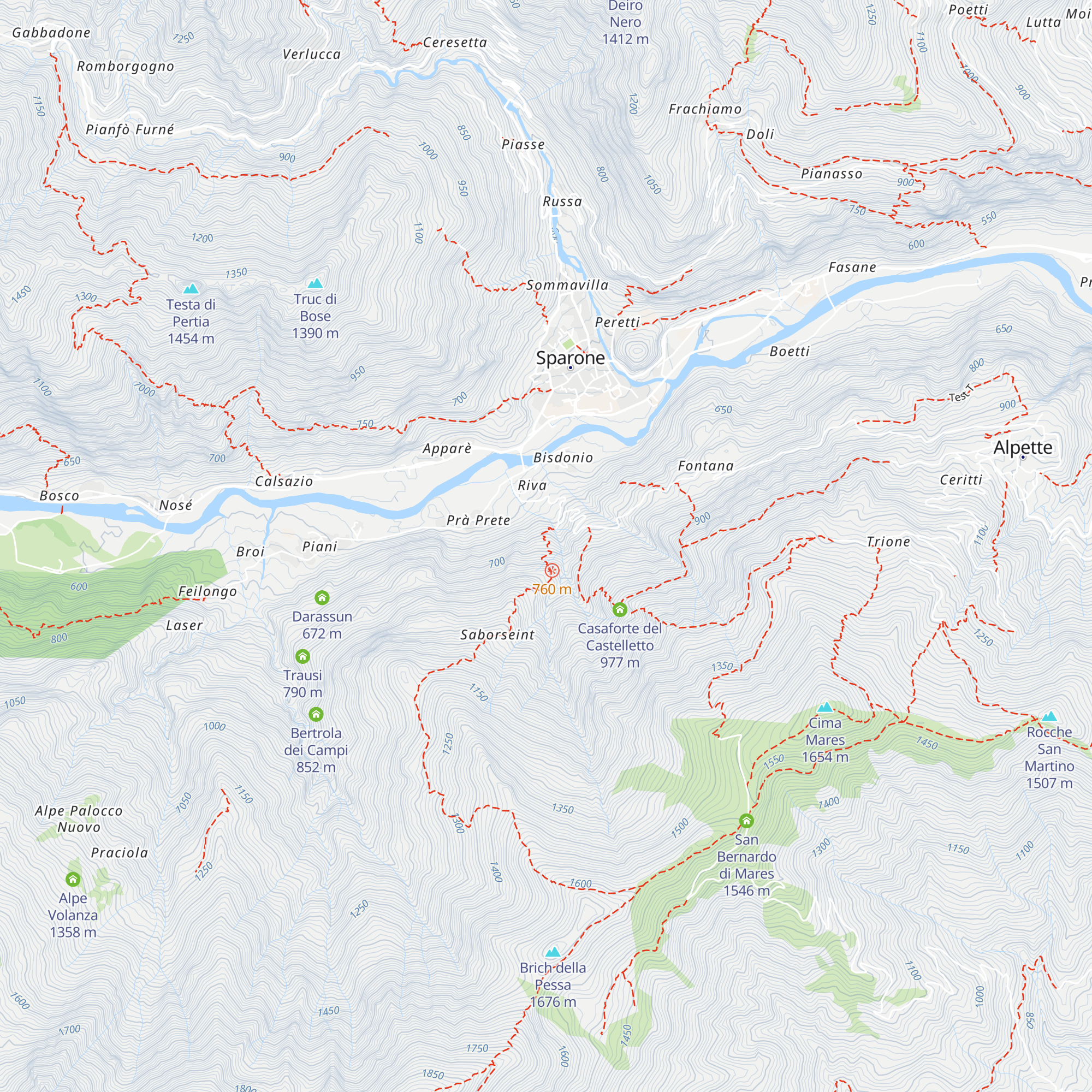 Aral d'Giaco map