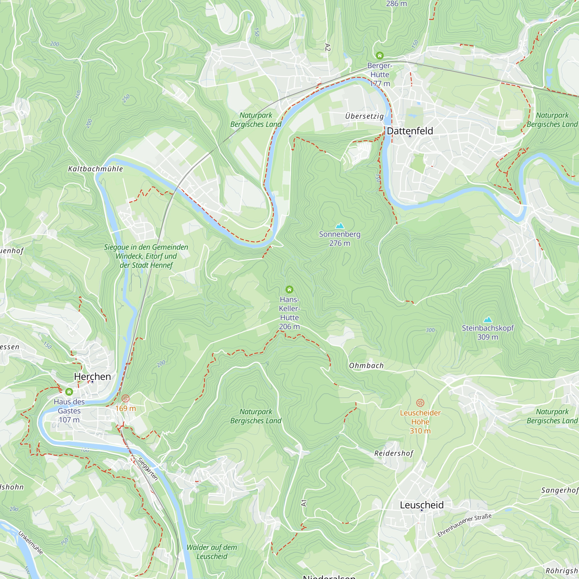 Hans-Keller-Hütte map