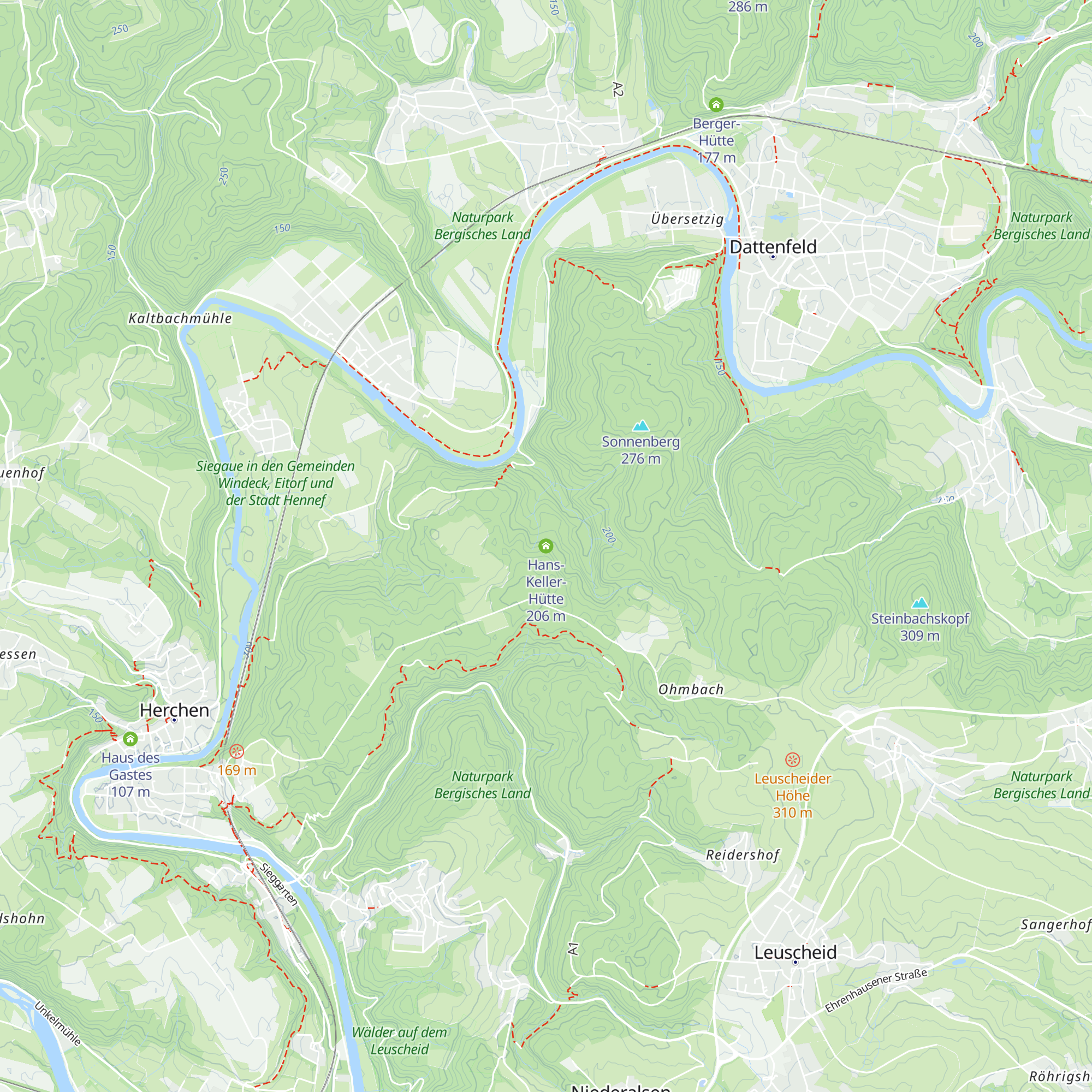 Hans-Keller-Hütte map