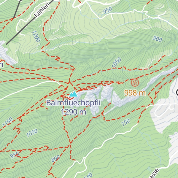 Map of Balmflue Turm