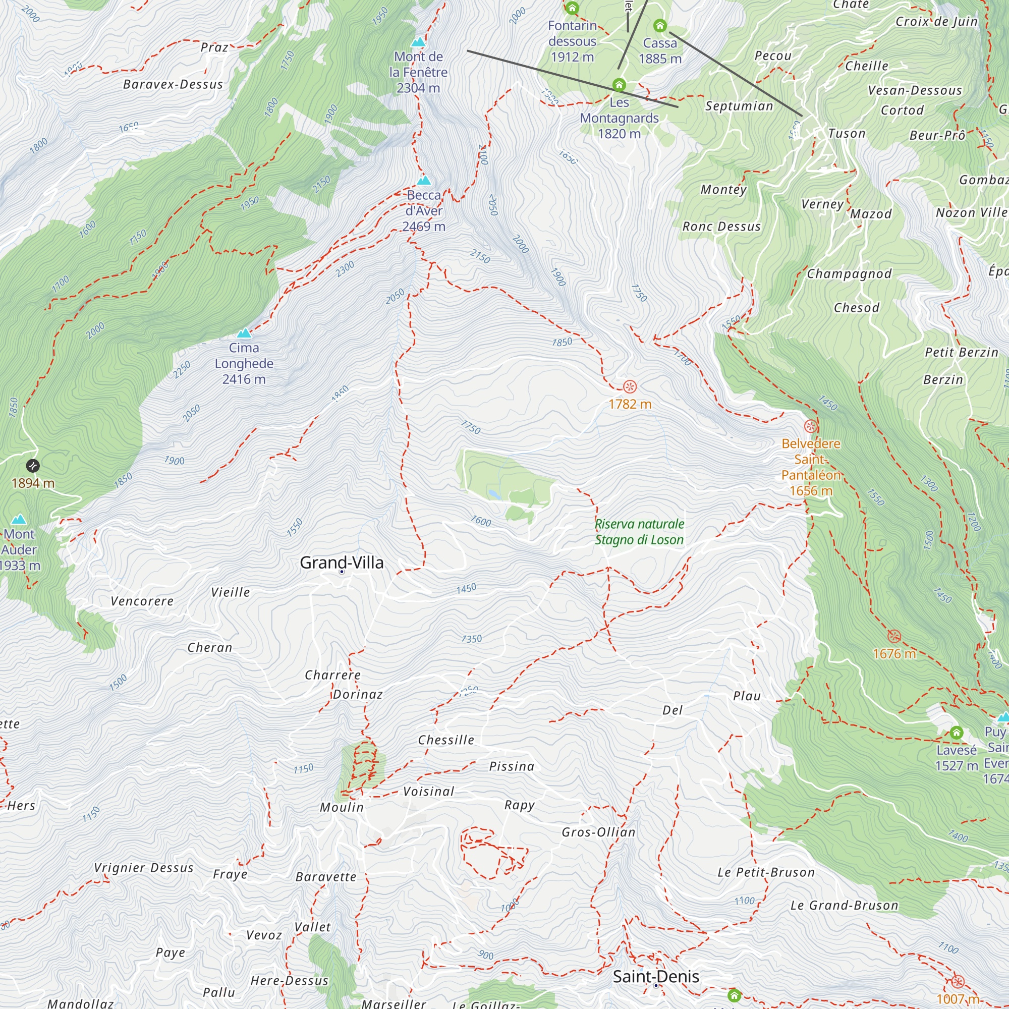 La Tana degli Orsi map
