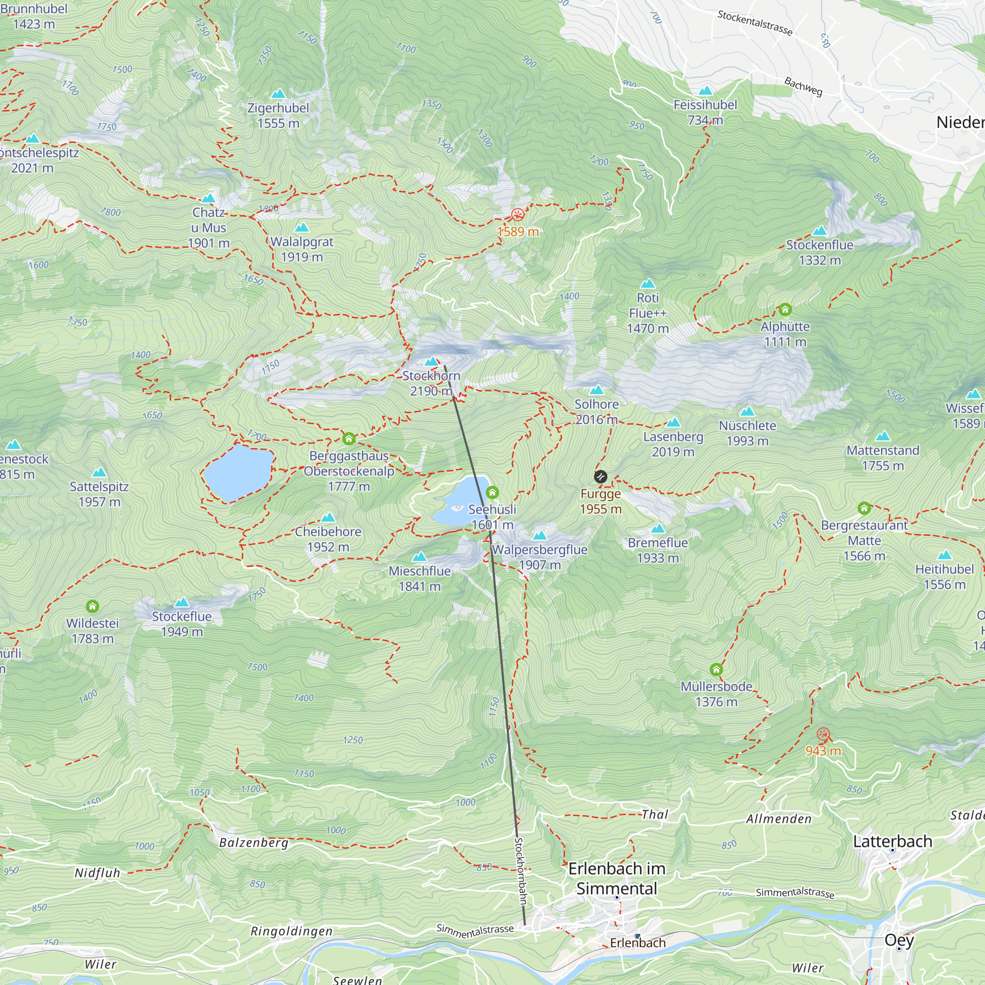 Seehüsli map