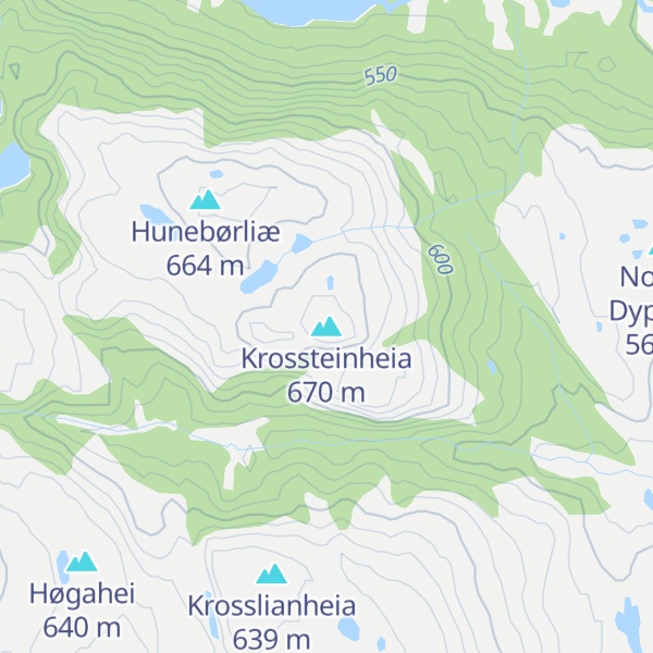 Map of Krossteinheia
