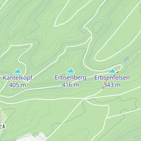 Map of Erbsenberg