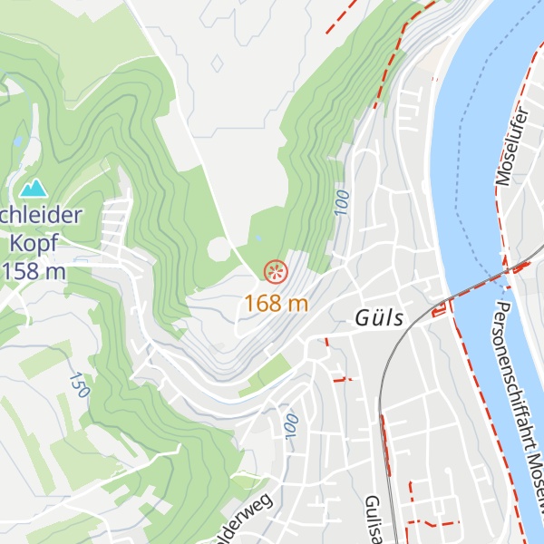 Map of Grillhütte der Heimatfreunde Güls