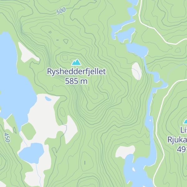 Map of Løkli