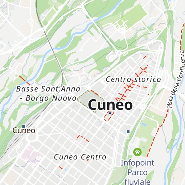 Map of ATL del Cuneese