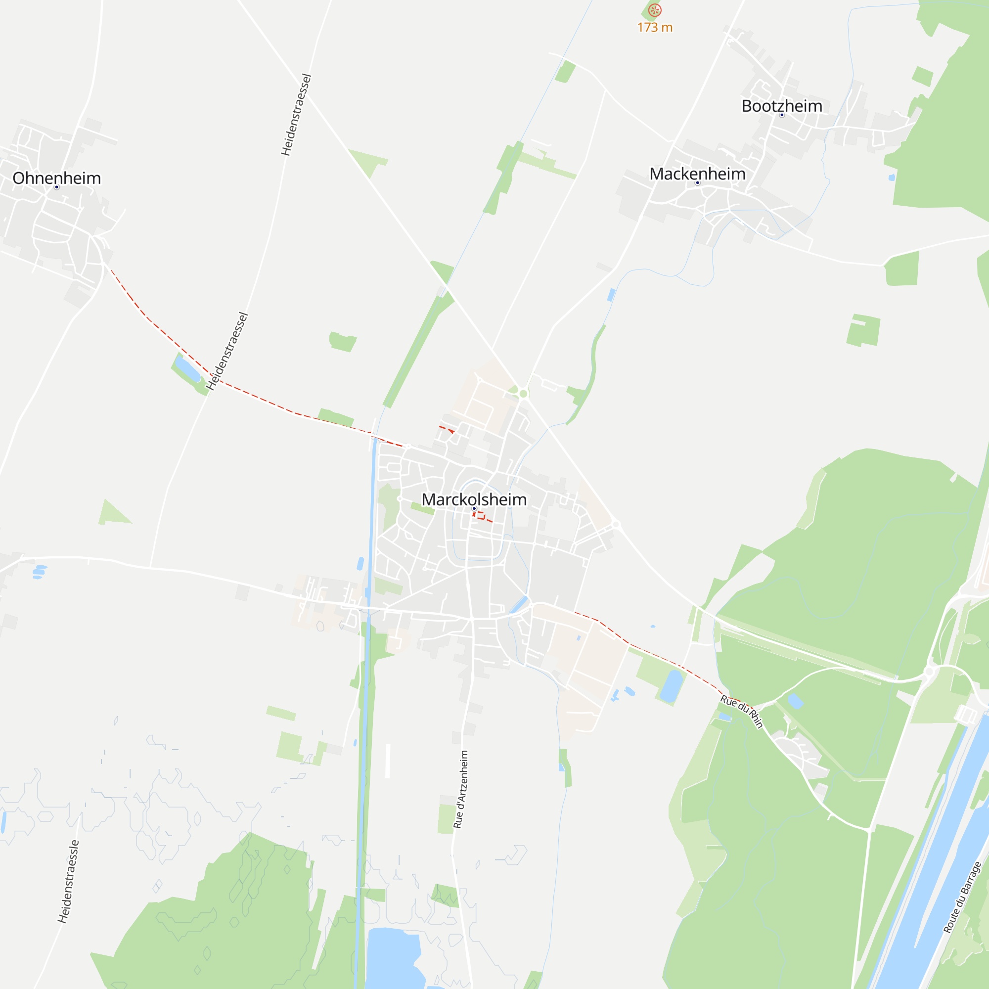 Gîtes et Chambres d'Hôtes map