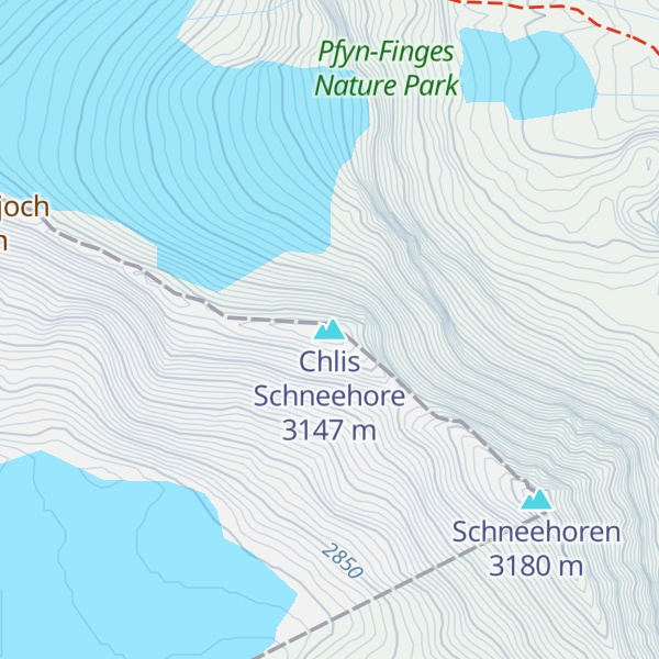 Map of Chlis Schneehore
