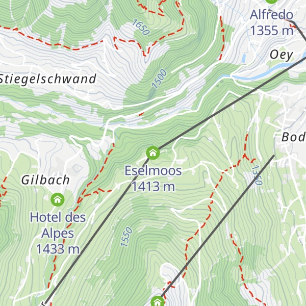 Map of Eselmoos