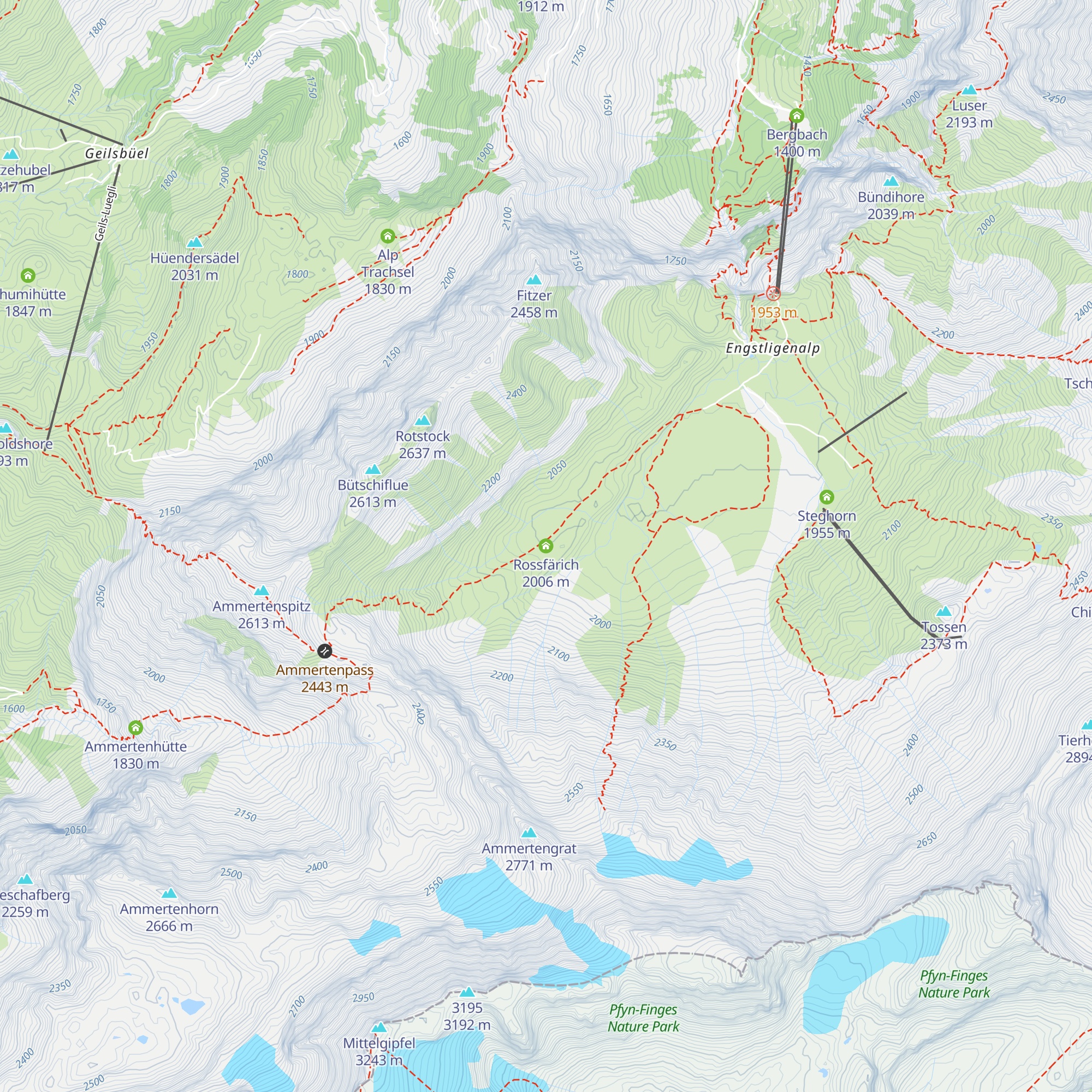 Rossfärich map