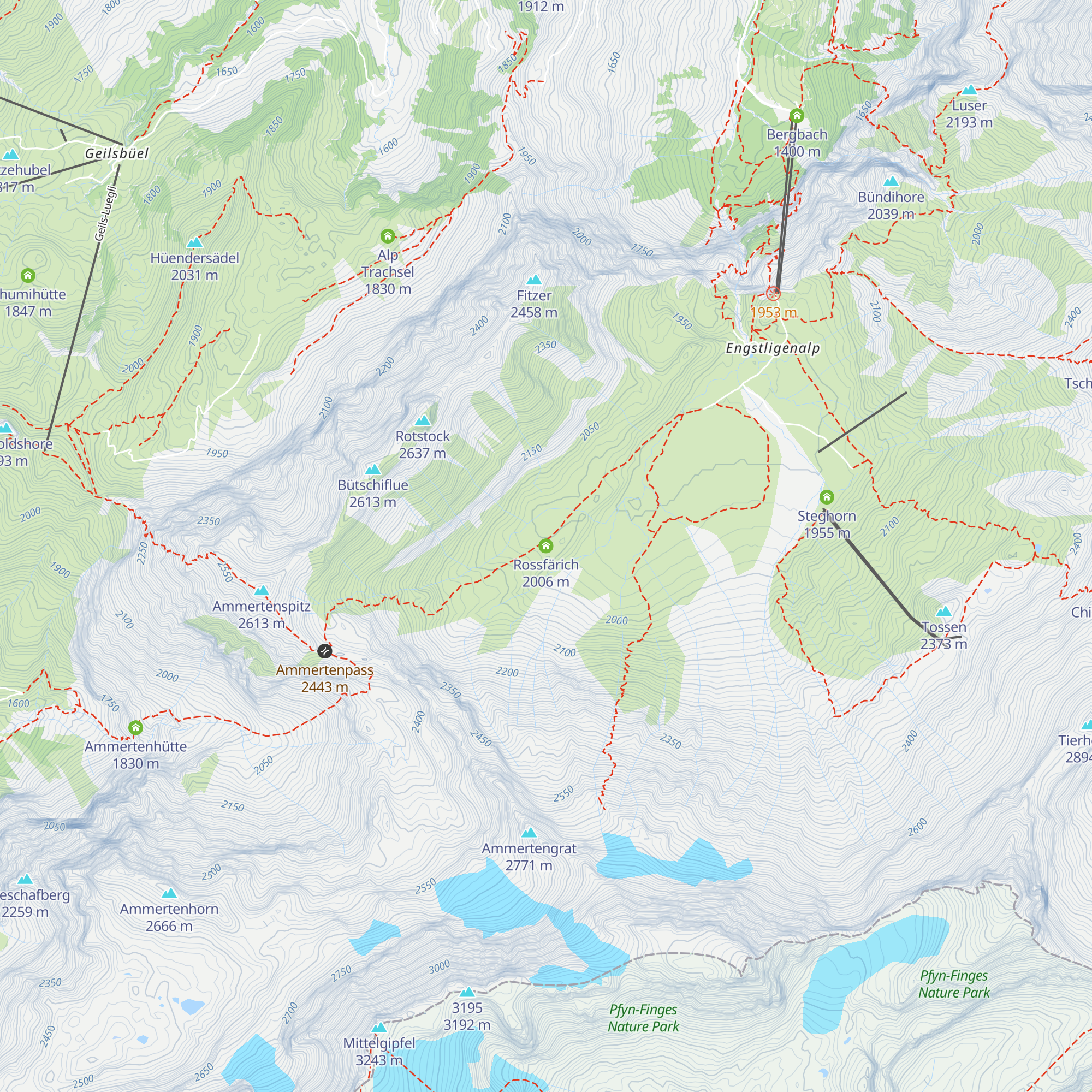 Rossfärich map