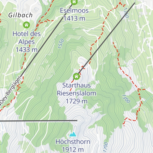 Map of Starthaus Riesenslalom