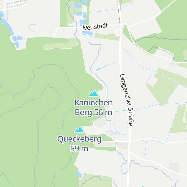 Map of Kaninchen Berg