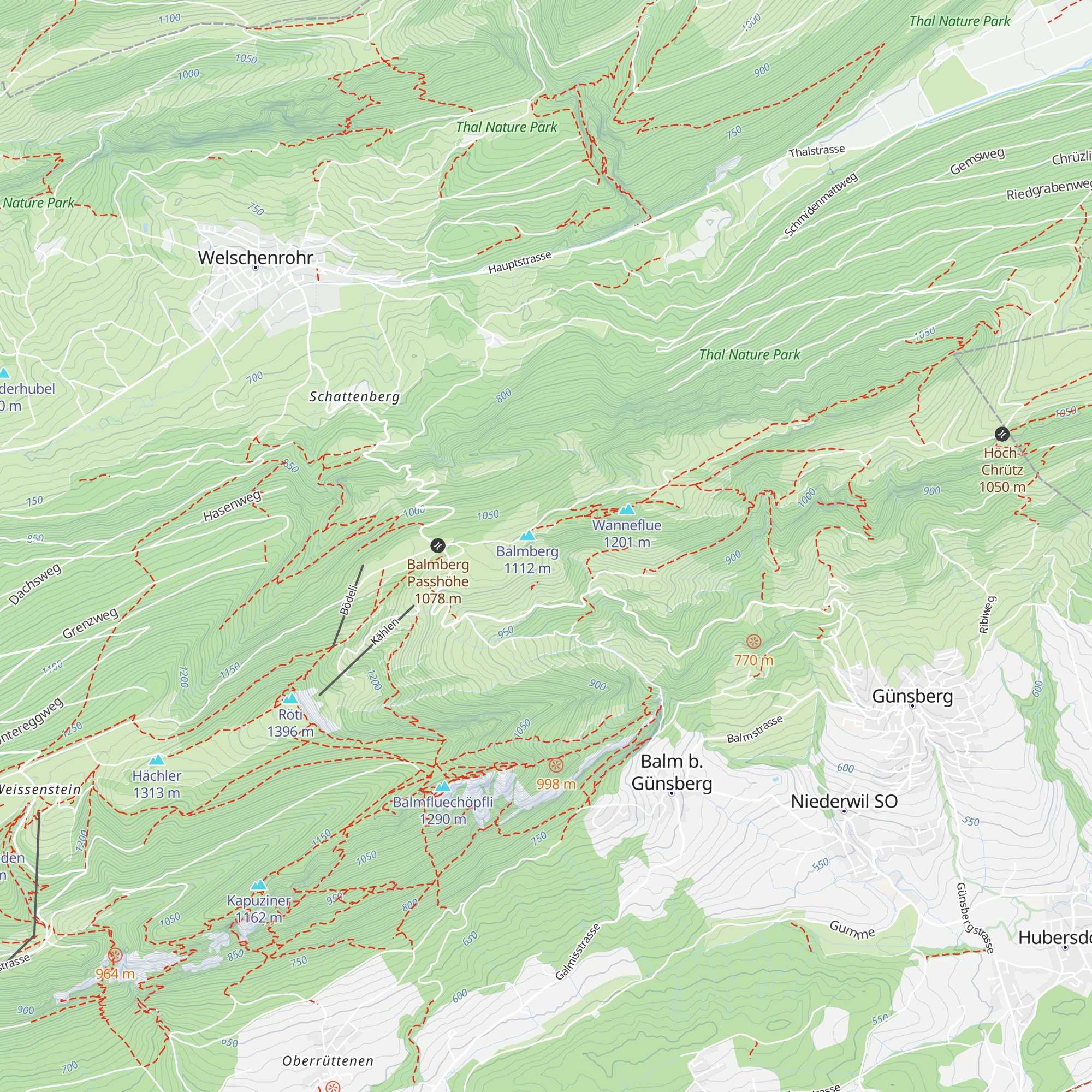 Berghaus Wannenfluh map