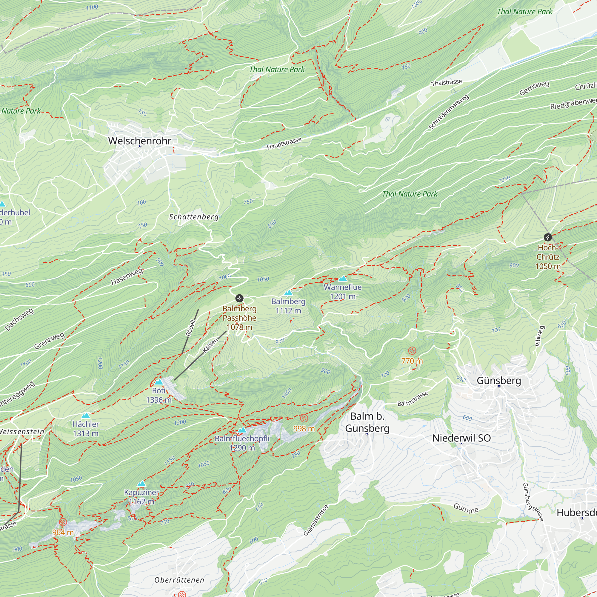 Berghaus Wannenfluh map