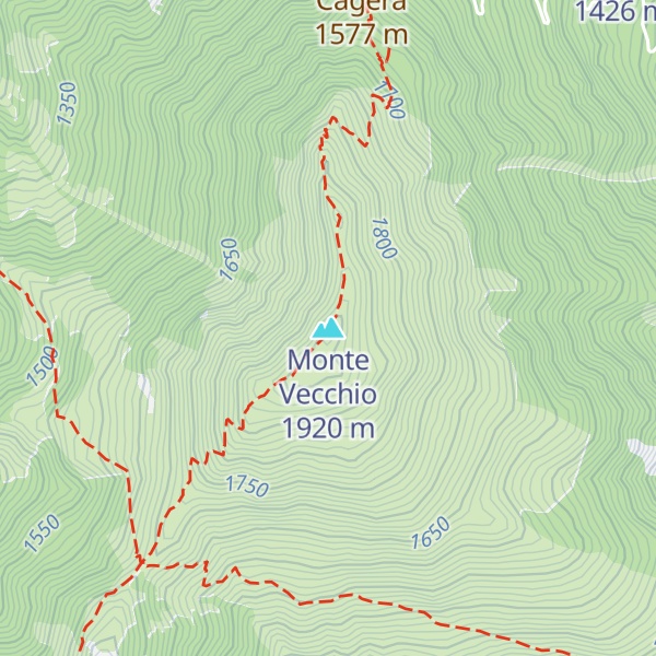 Map of Monte Vecchio