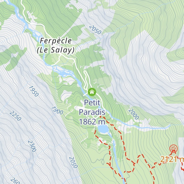 Map of Petit Paradis