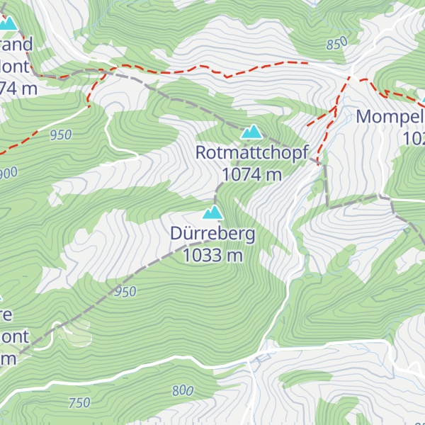 Map of Dürreberg